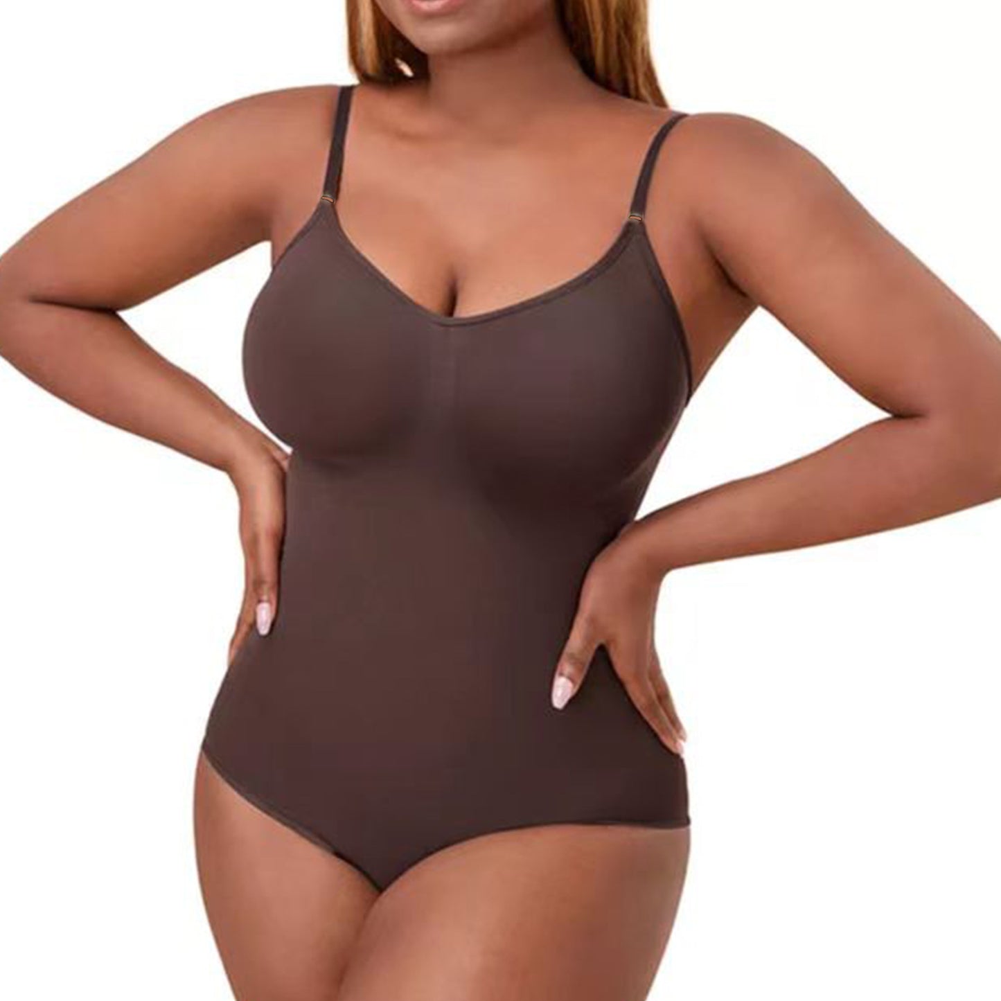 Nahtloser Figurformender Bodysuit – Bauch- & Po