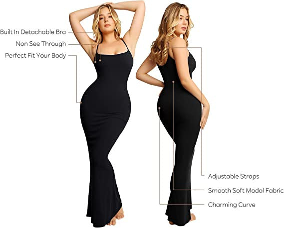 Slim Fit Shapewear Kleid